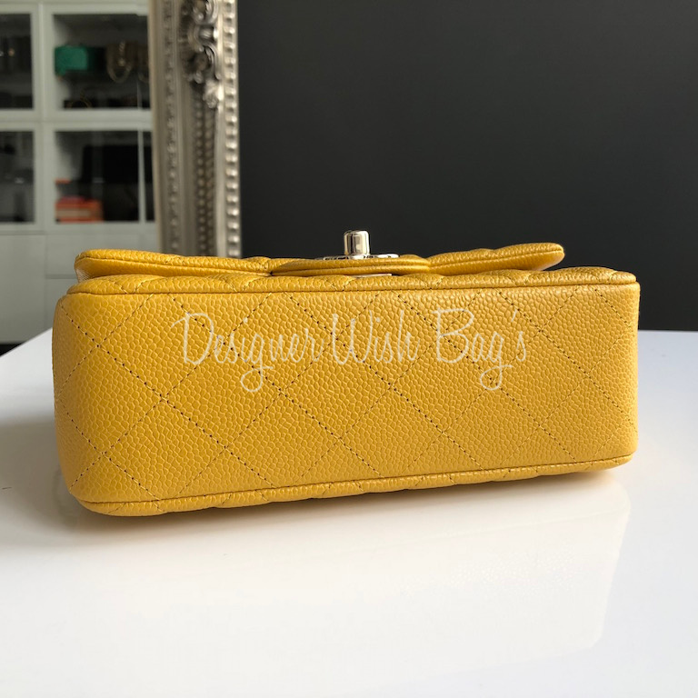 Chanel Yellow Caviar Mini Bucket Bag, myGemma, QA
