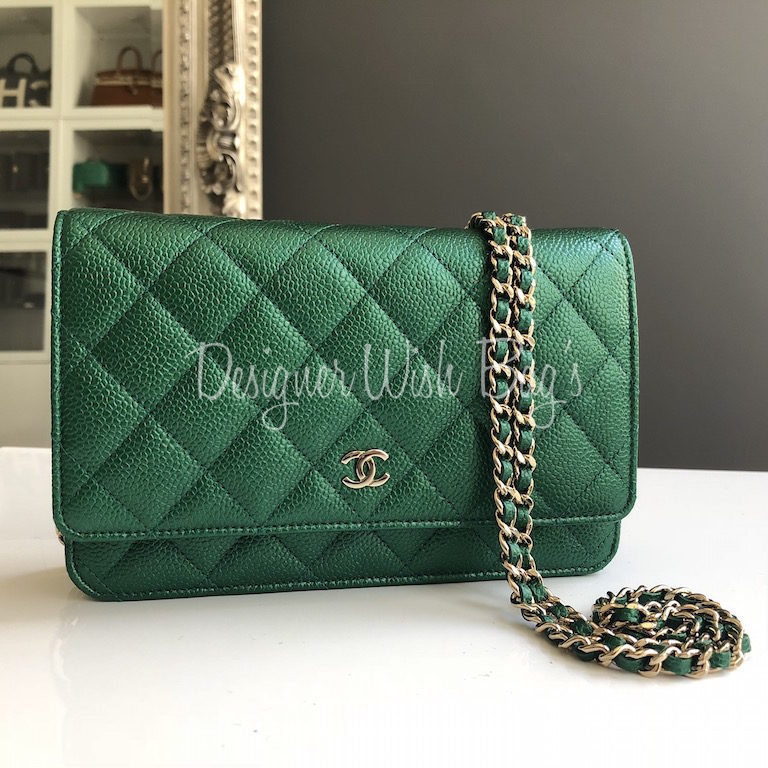 Chanel WOC Iridescent Green 18S