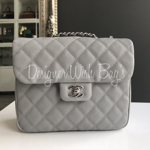 Chanel Flap Bag Grey 18C