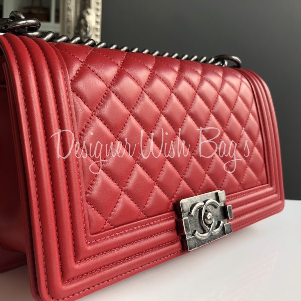 Chanel Bright Red 10 Double Flap Bag