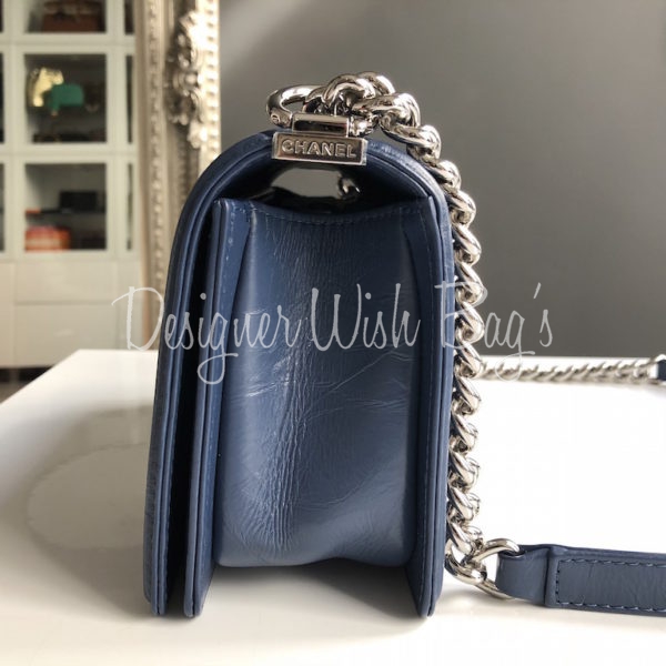 Chanel boy Black Velvet & Pewter Handbag