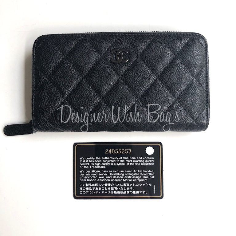 Chanel So Black Wallet - Designer WishBags - part of Labellov