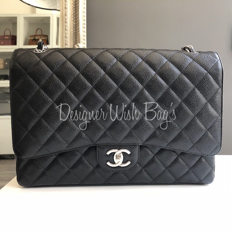 Chanel Timeless Medium Black Caviar - Designer WishBags