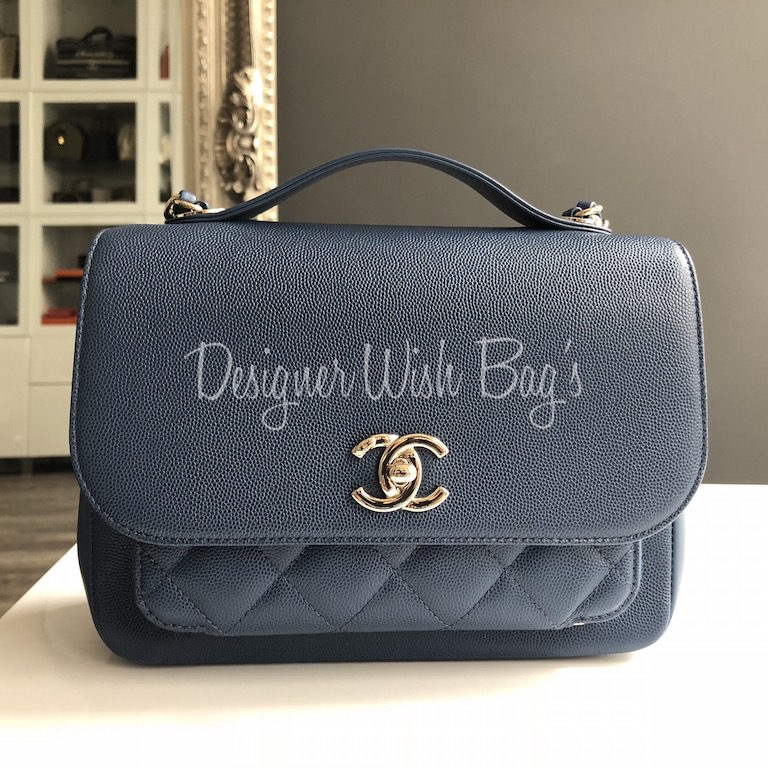 Chanel Business Affinity Blue - Designer WishBags