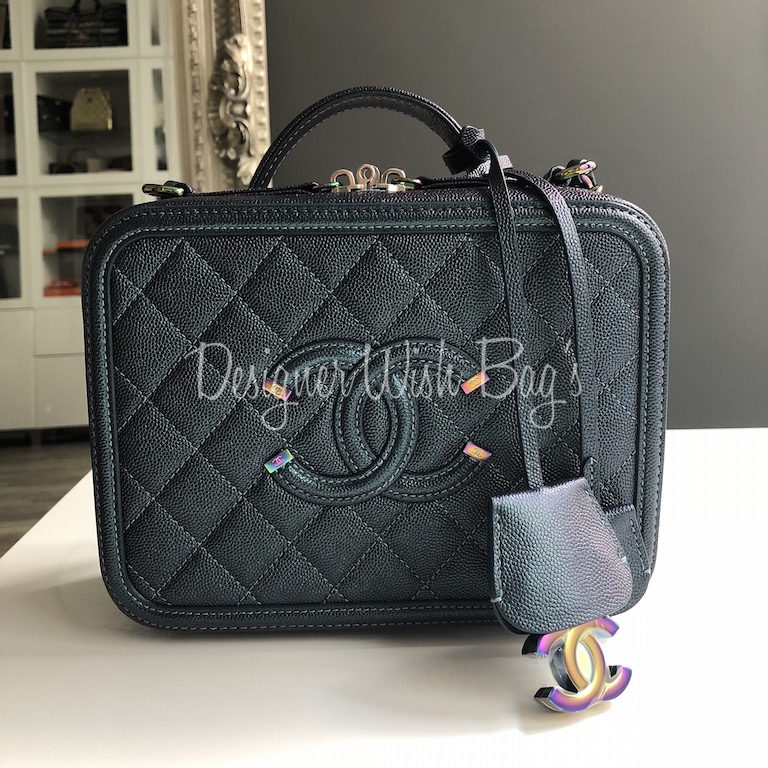 Chanel Vanity Filigree Black - Designer WishBags