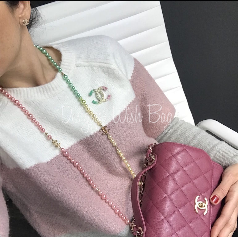 Chanel Pearl Necklace Cuba 17C - Designer WishBags
