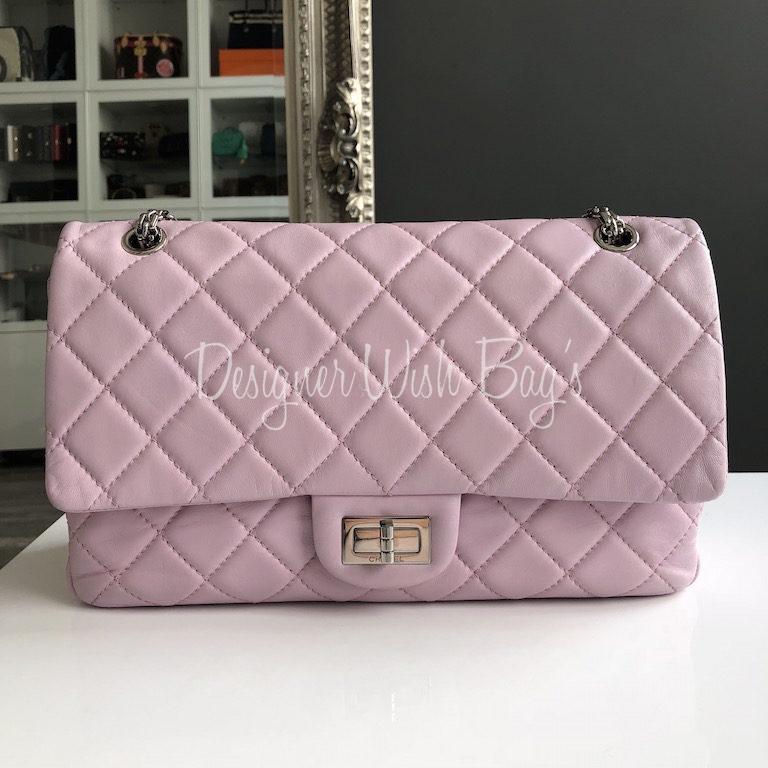 Chanel Reissue 227 Pink Leather ref.151041 - Joli Closet