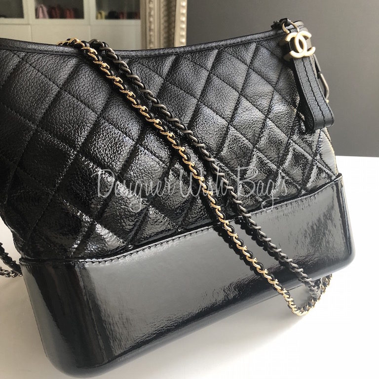 Gabrielle leather crossbody bag Chanel Black in Leather - 29210558