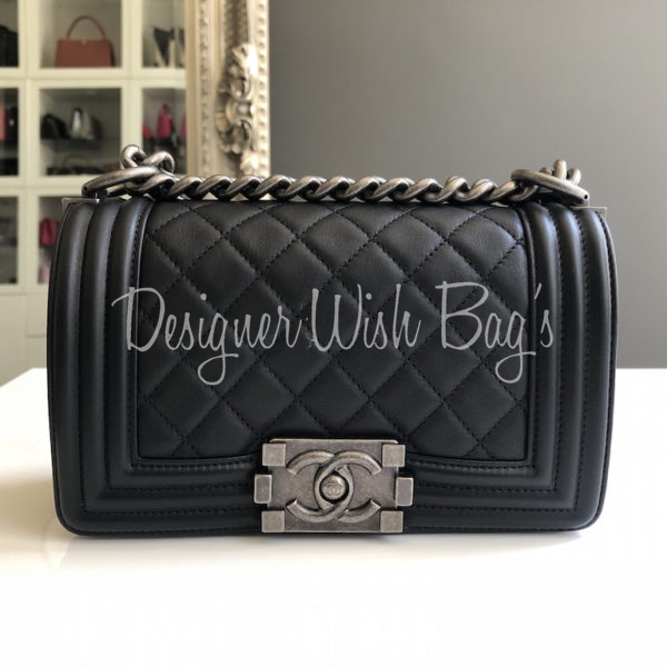 Chanel Boy Small Calf Leather - Designer WishBags