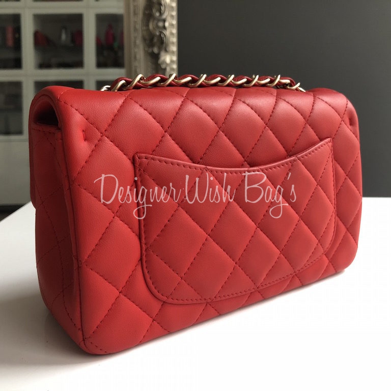 red mini chanel bag vintage