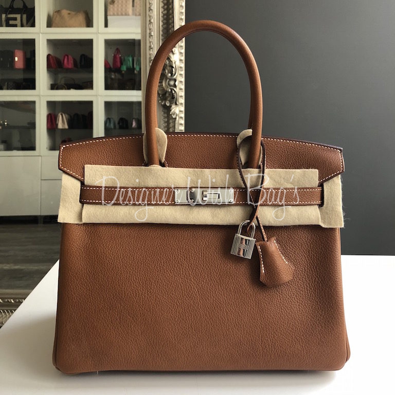 2017 Hermes Barenia Faubourg Leather Birkin 30cm