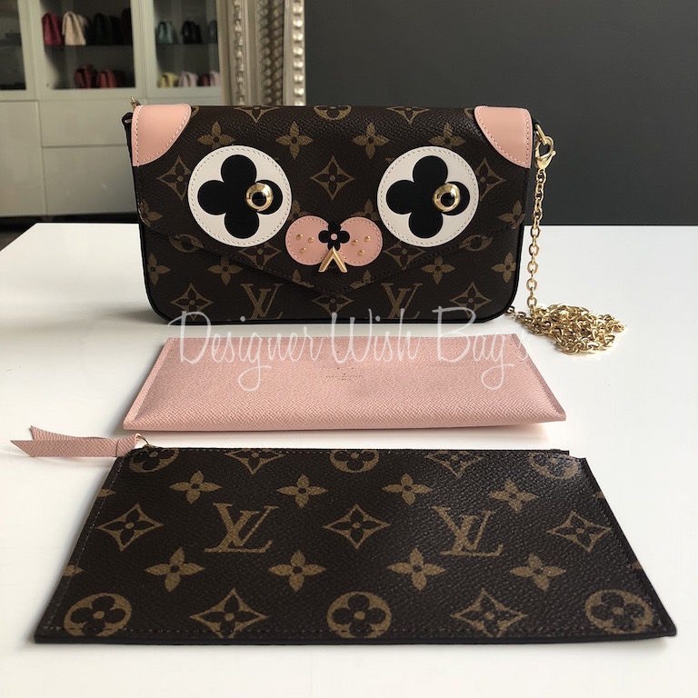 Louis Vuitton Monogram Canvas Valentine Dog Pochette Felicie Limited Edition  Crossbody Bag ○ Labellov ○ Buy and Sell Authentic Luxury