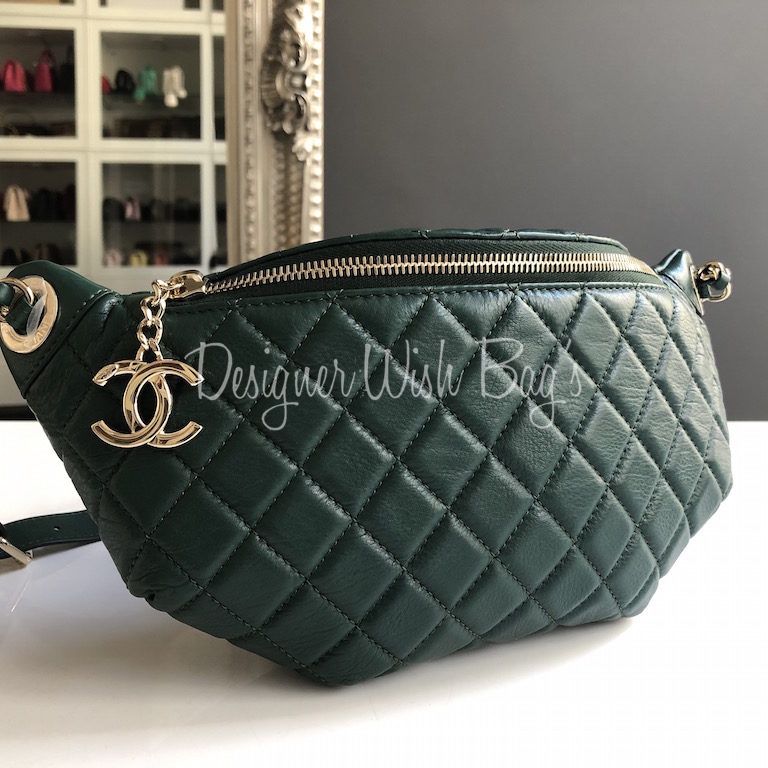 CHANEL FANNY PACK, With booklet, box, dusting bag