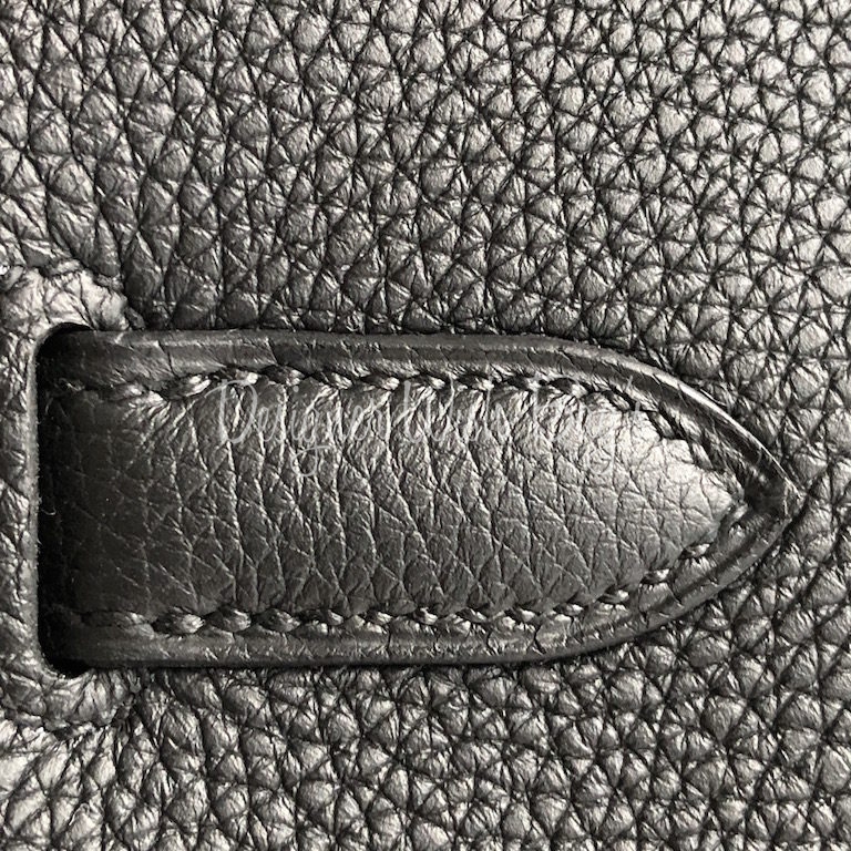 Hermes　Birkin bag 35　Black　Togo leather　Silver hardware