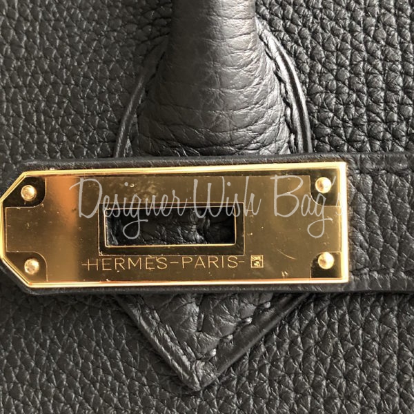 Hermès Birkin 35 Togo Black GHW - Designer WishBags