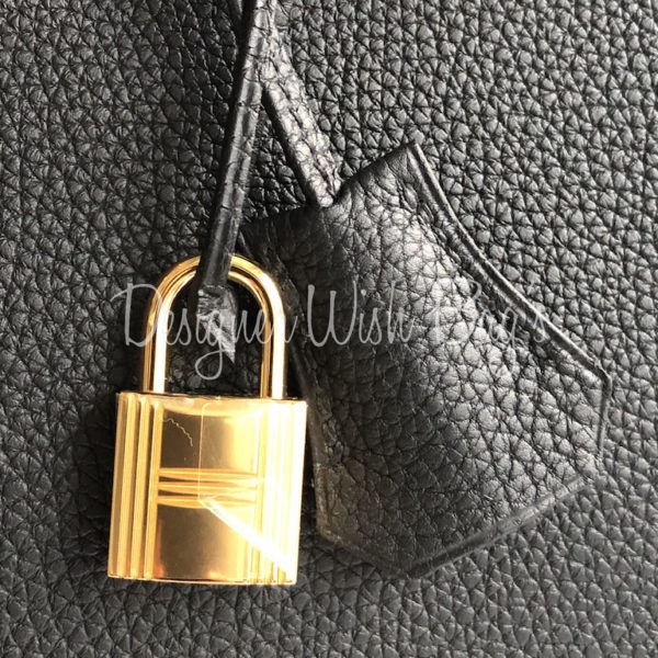 Hermes Birkin 35 Black Togo Gold Hardware - Vendome Monte Carlo