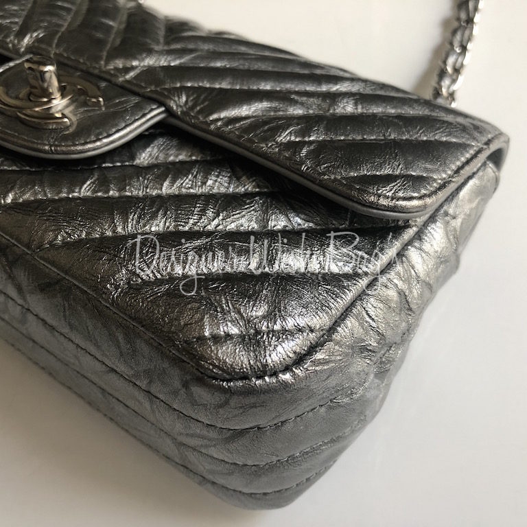 Chanel Mini Silver 18SS - Designer WishBags