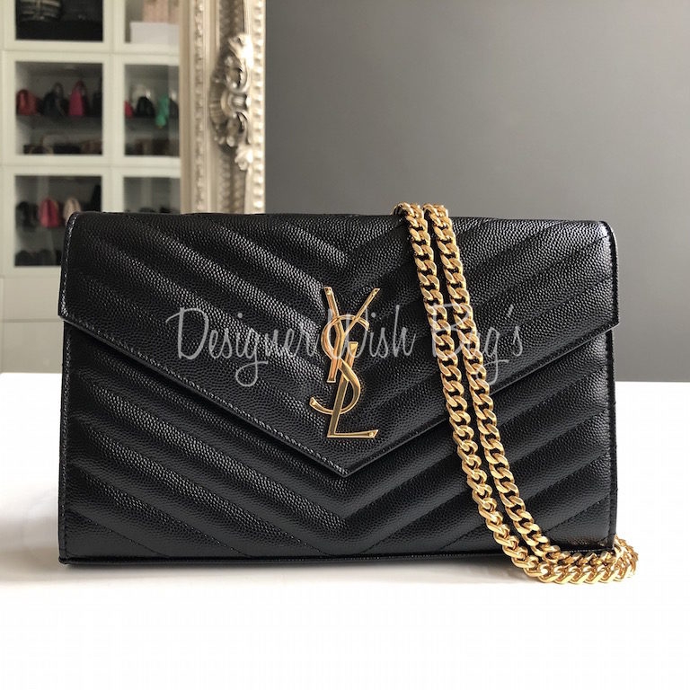 YSL Wallet on Chain - Designer WishBags