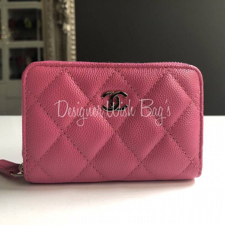 Chanel Pink CC Coin Purse/ Wallet