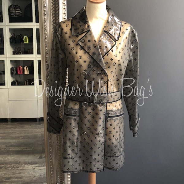 LV raincoat  Fashion, Fashion design clothes, Coats for women