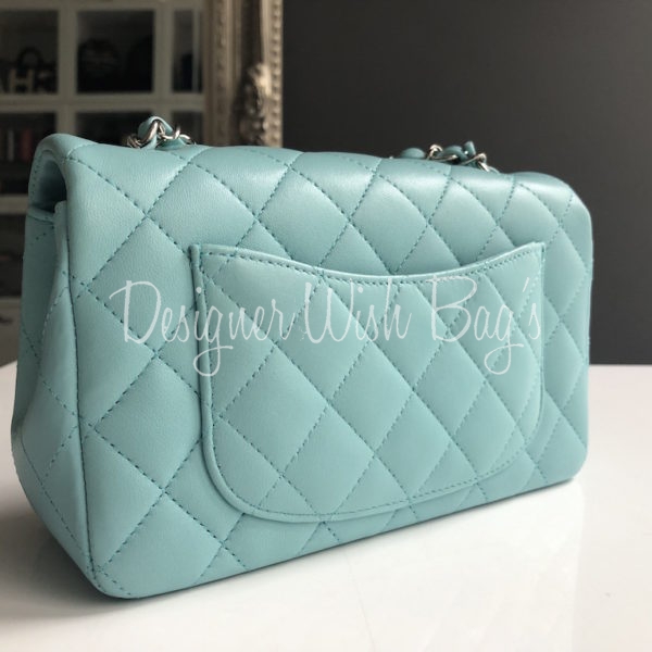 Chanel Classic Medium, Tiffany Blue Caviar with Gold Hardware, New in  Dustbag WA001