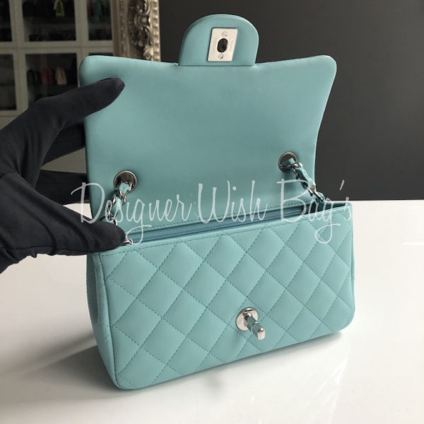 Chanel Mini Tiffany Blue 19C