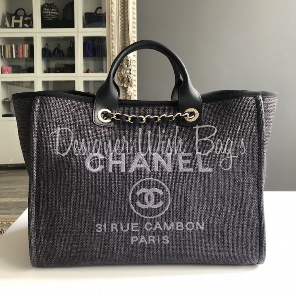 Chanel Deauville 19C Black - Designer WishBags