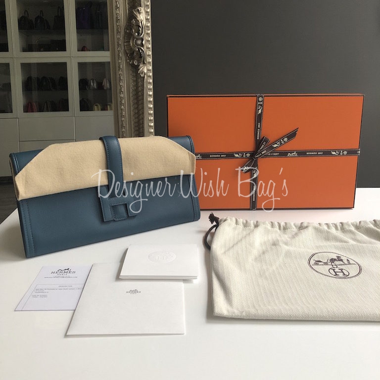 Hermes Jige Clutch - New in Box - The Consignment Cafe