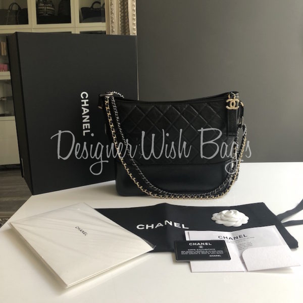 Chanel Gabrielle Black Medium - Designer WishBags