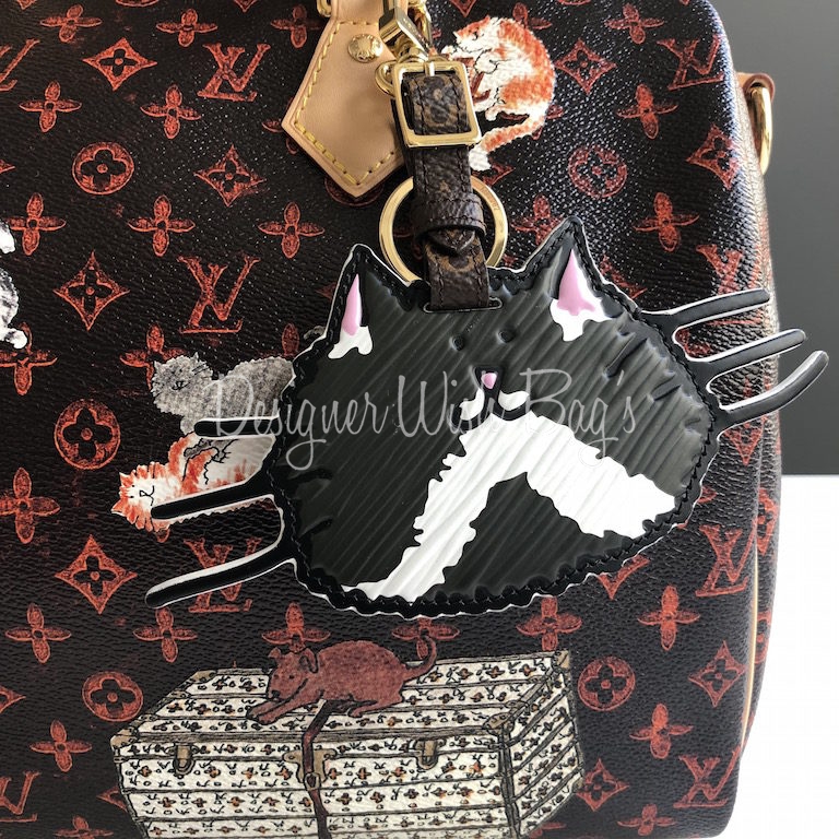 Louis Vuitton Grace Coddingtom Catogram Cat Bag Charm Key Holder