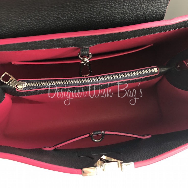 Capucines leather handbag Louis Vuitton Black in Leather - 29717634