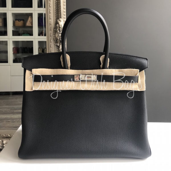 black birkin silver hardware