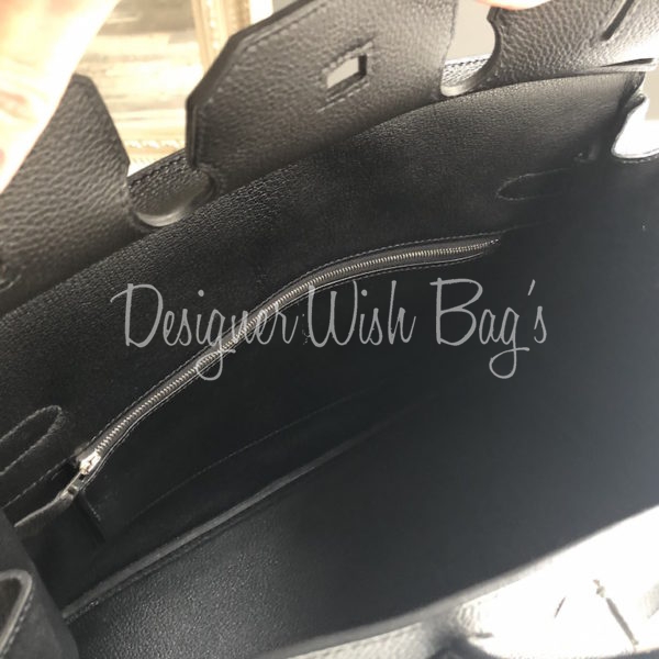 Hermès Birkin 35 Noir (Black) Togo Palladium Hardware PHW — The