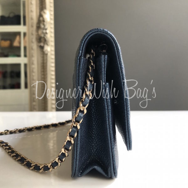 Chanel WOC Blue Caviar 18S - Designer WishBags