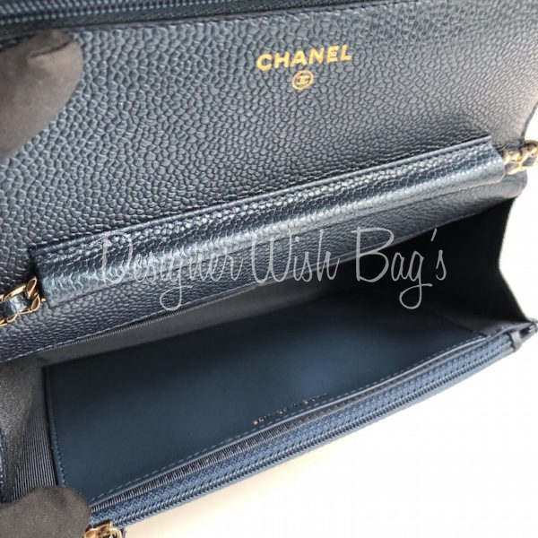 Chanel WOC Blue Caviar 18S - Designer WishBags