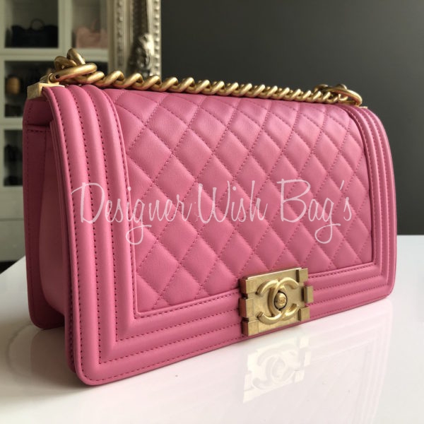Chanel Boy Medium Pink 19C