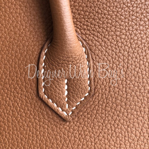 Hermes Birkin 25 Bag Gold Togo Gold Hardware Classic Perfection •  MIGHTYCHIC • 