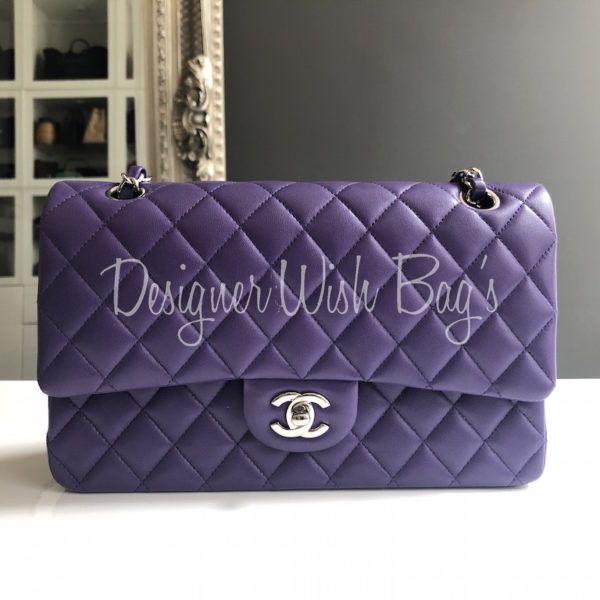 Chanel Medium Flap Purple - Designer WishBags