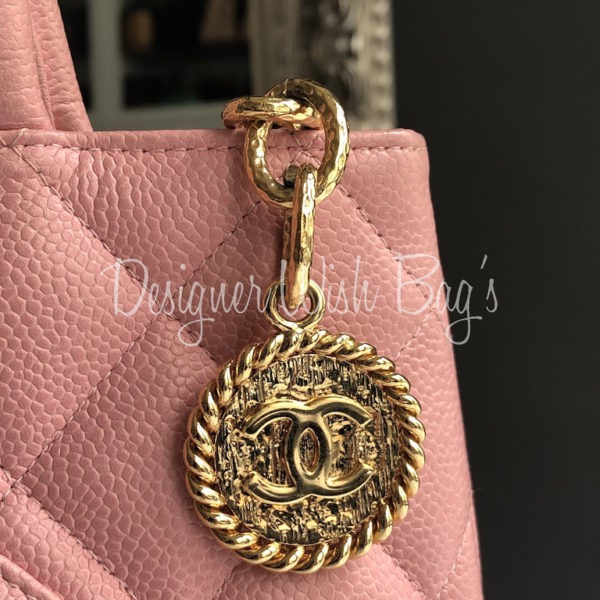 Chanel Pink Canvas Medallion Tote Bag Brown Leather Cloth Pony-style  calfskin Cloth ref.208631 - Joli Closet