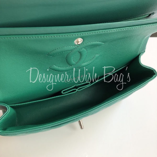 Chanel Timeless Medium Green 17C - Designer WishBags