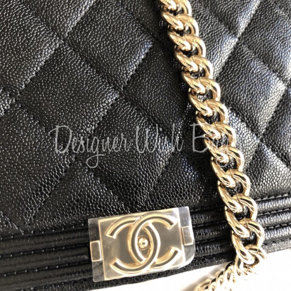 Chanel Boy WOC Black 19S Designer WishBags