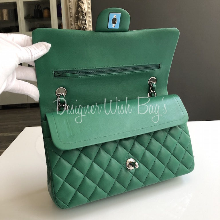 Chanel Timeless Medium Green - Designer WishBags