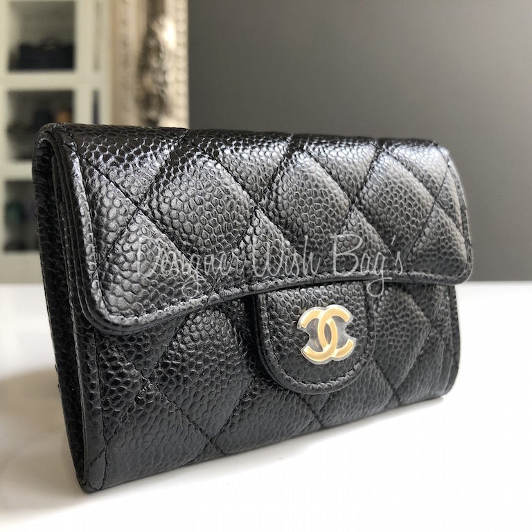 Chanel Classic Medium Red Caviar - Designer WishBags