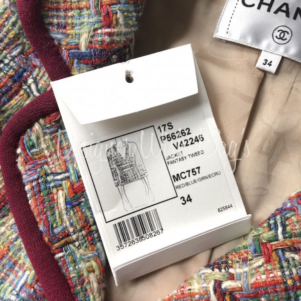 Chanel Jacket Fantasie Tweed 17S