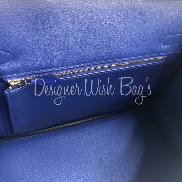 Hermès Birkin 30 Blue Electric GHW - Designer WishBags