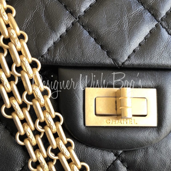 Chanel Reissue Black Gold - Designer WishBags