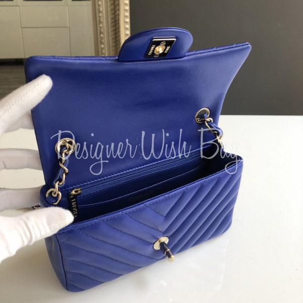 Chanel Mini Royal Blue - Designer WishBags