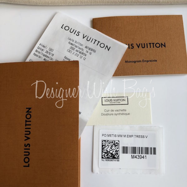 Louis Vuitton Pochette Metis Monogram Empreinte Braided Vison
