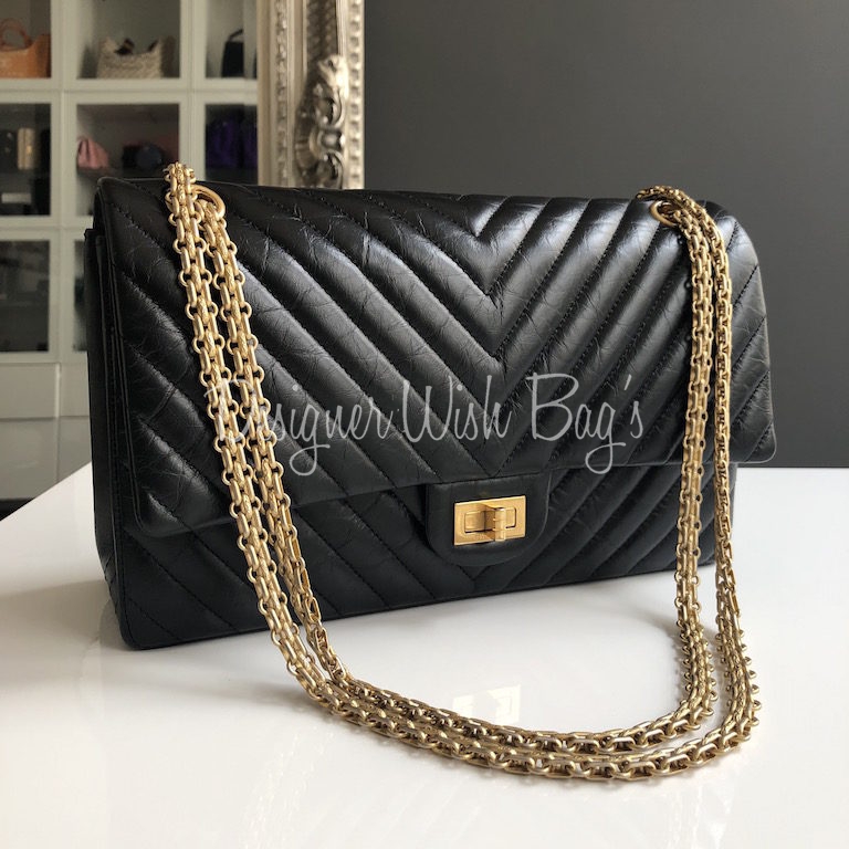 Chanel Black Reverse Chevron Lambskin Mini Top Handle Single Flap Gold  Hardware, 2017 Available For Immediate Sale At Sotheby's