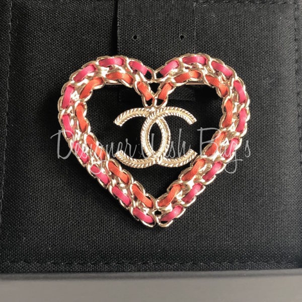 Chanel Brooch Heart 18P - Designer WishBags
